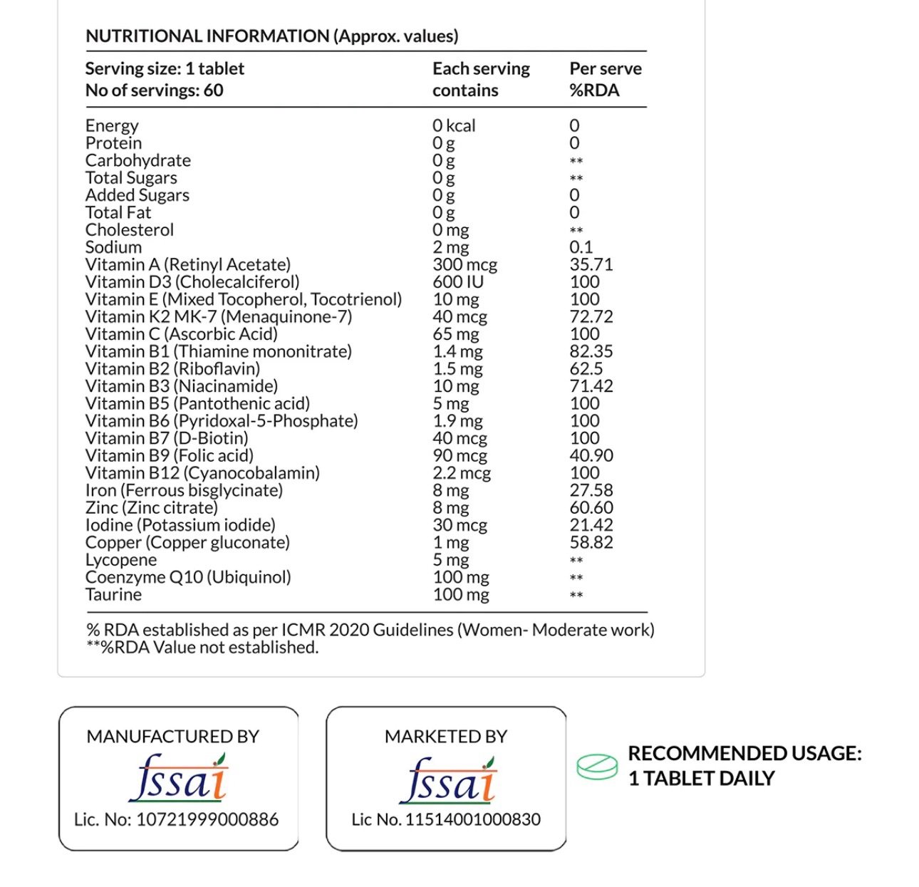 Nutrova Multivitamin For Women - Image 5