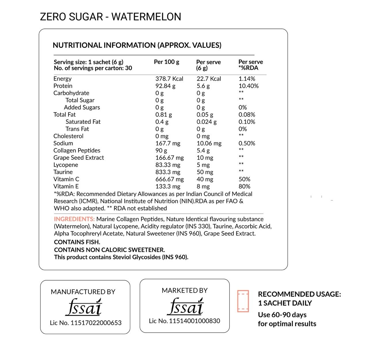 Nutrova Collagen+ Antioxidants Watermelon - Image 2