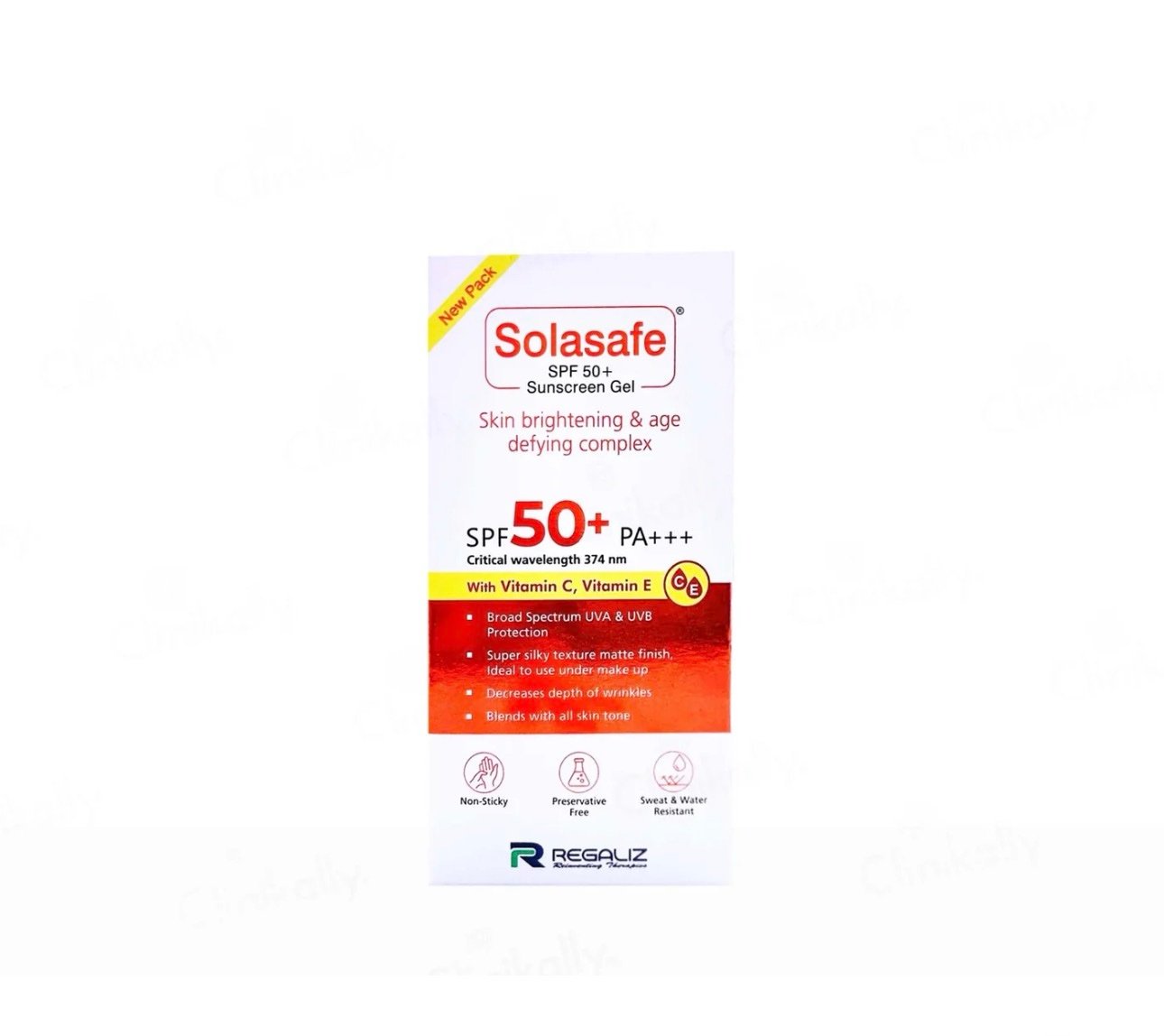 Solasafe SPF 50+ Silicon Sunscreen Gel 50gm